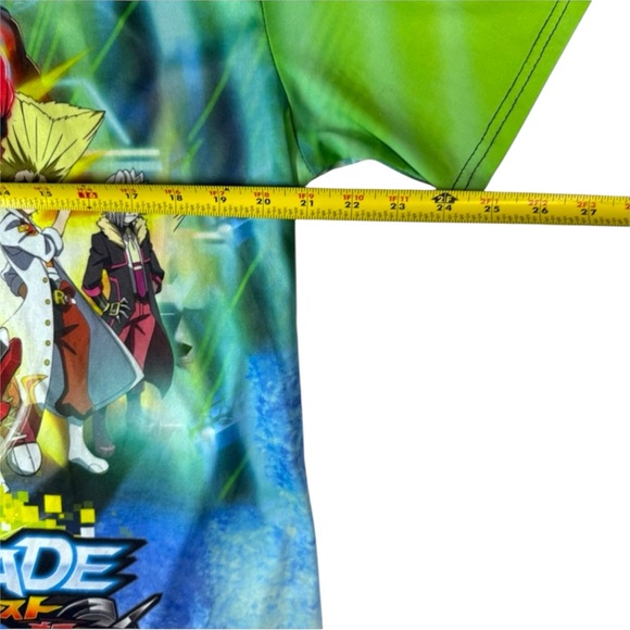 Blue Green and White BeyBlade Tie-Dye T-Shirt
A1 - Picture 7 of 7